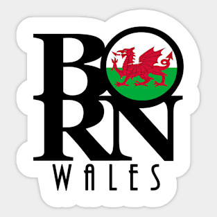 BORN Wales Sticker